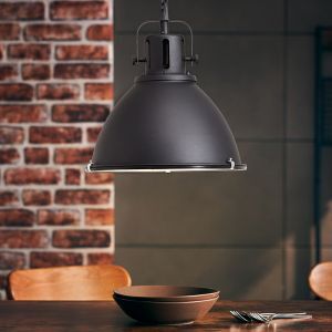 Industrialna lampa wisząca czarna, Alexi