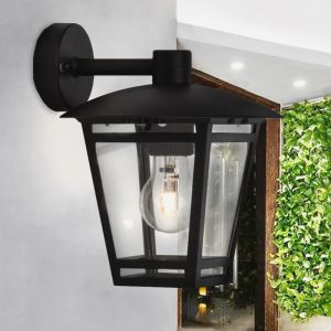 Nowoczesna lampa zewnętrzna czarna, Jedidjah, IP44