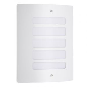 Metalowa lampa zewnętrzna biała, Alea, IP44