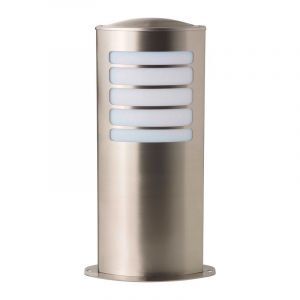 Metalowa lampa zewnętrzna chromowana, Alea, IP44