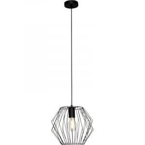 Industrialna lampa wisząca czarna, Alvina