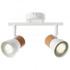 Korkowa lampa sufitowa biała, Charlotte