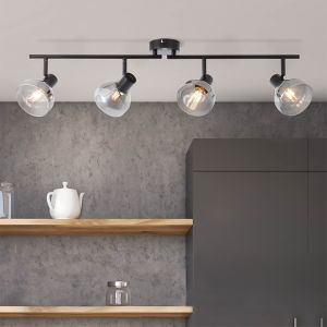 Design spot sufitowy czarny, Dimitry