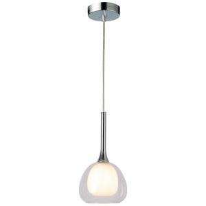 Nowoczesna lampa wisząca chromowana, Emmelien