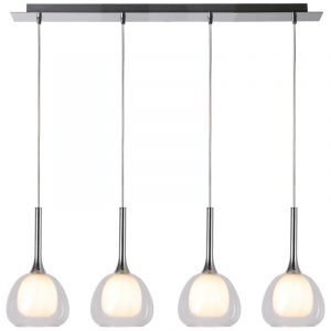 Nowoczesna lampa wisząca chromowana, Emmelien
