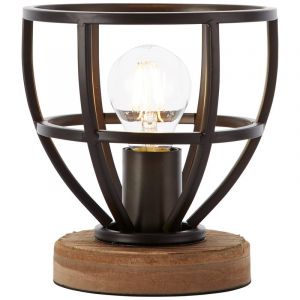 Nowoczesna lampa stołowa czarna, Esmee, z przełącznik