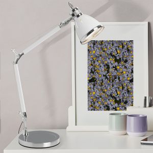 Design lampa biurkowa chromowana, Luuke, z przełącznik