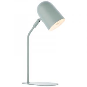 Nowoczesna lampa stołowa zielona, Lukas, z przełącznik