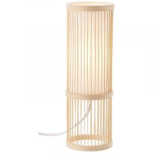 Drewniana lampa stołowa baza, Kayra, z przełącznik