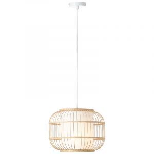 Drewniana lampa wisząca rustykalna, Hans