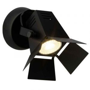 Industrialny spot sufitowy czarny, Jowenna, 5W, 3000K LED
