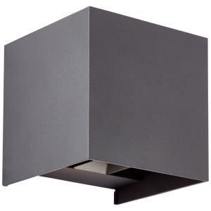 Nowoczesny kinkiet up down szary, Romar, 6,5W, 3000K LED, IP44