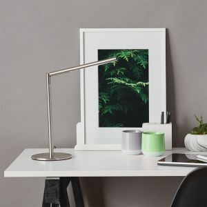 Design lampa biurkowa chromowana, Krisje, 6W, 6400K LED, z przełącznik