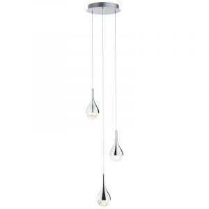 Klasyczna lampa wisząca chromowana, Emma, 5W, 3000K LED
