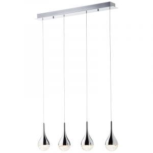 Klasyczna lampa wisząca chromowana, Emma, 5W, 3000K LED
