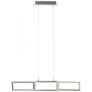 Nowoczesna lampa wisząca srebrna, Sara, 30W, 3000K LED
