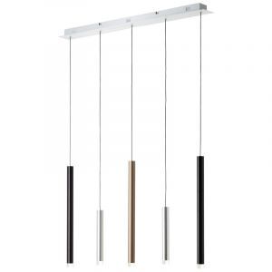 Nowoczesna lampa wisząca srebrna, Olivia, 4W, 3000K LED