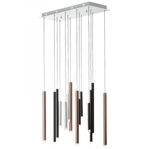 Nowoczesna lampa wisząca brązowa, Olivia, 4W, 3000K LED