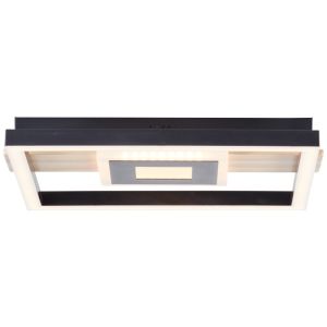 Design lampa sufitowa czarna, Zakiya, 24W, 3000K LED