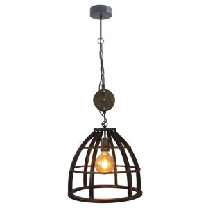 Industrialna lampa wisząca czarna, Esmee