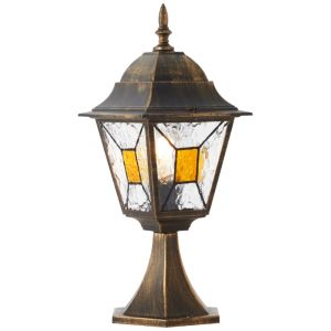 Klasyczna lampa zewnętrzna rdzawa, Levinus, IP44