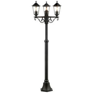 Klasyczna lampa zewnętrzna czarna, Radha, IP44