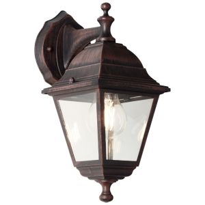 Klasyczna lampa zewnętrzna rdzawa, Kalle, IP44