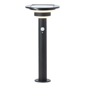 Nowoczesna lampa podłogowa zewnętrzna solarna czarna, Lonneke, 3W, 3000K LED, IP44