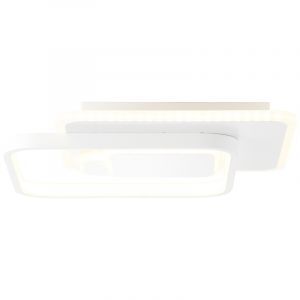 Nowoczesna lampa sufitowa biała, Ramiz, 24W, 3000K LED