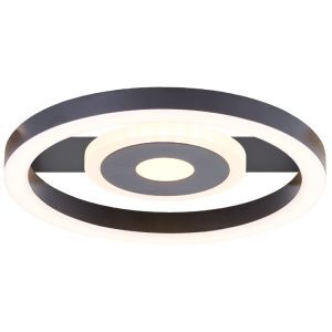 Design plafon sufitowy czarny, Konrad, 9W, 3000K LED