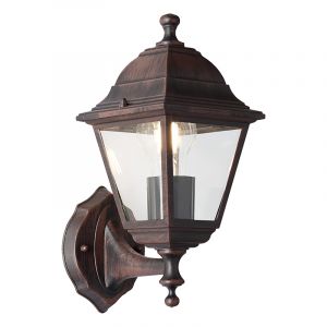 Klasyczna lampa zewnętrzna rdzawa, Esteban, IP44