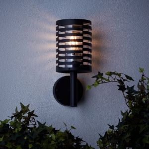 Nowoczesna lampa zewnętrzna czarna, Veysel, IP44