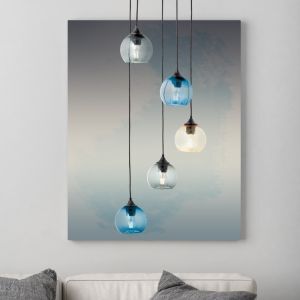Design lampa wisząca wielokolorowa, Quinton