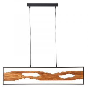 Rustykalna lampa wisząca nad stół do jadalni brązowa, Raynor, 20W, 3000K LED