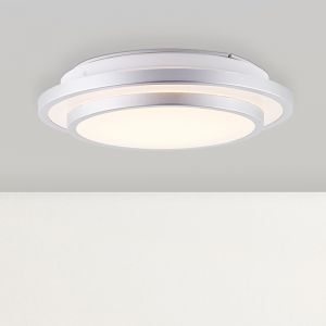 Nowoczesny plafon sufitowy chromowany, Richie, 12W, 3000K LED