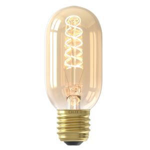 Calex żarówka rurkowa LED E27 ściemnialna bursztyn, 3,8W, 2100K