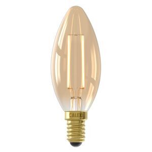 Calex żarówka świecowa LED E14 ściemnialna bursztyn, 3,5W, 2100K