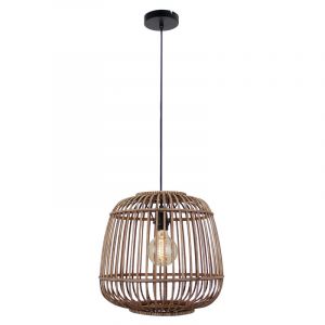 Rustykalna lampa wisząca brązowa, Cherine