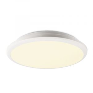 Plastikowy nowoczesny plafon sufitowy czarny, Joachim, 24W, 3000K LED