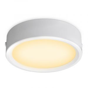 Aluminiowa lampa sufitowa biała, Aletta, 15W, 3000K LED