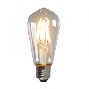 Ściemnialna żarówka LED Olucia E27 Edison, ST58, 5w, przezroczyste szkło, 2700k