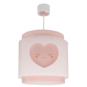 Różowa lampa wisząca dla dzieci plastikowa, Dreams