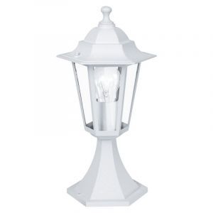Aluminiowa klasyczna lampa zewnętrzna biała, Alieke, IP44