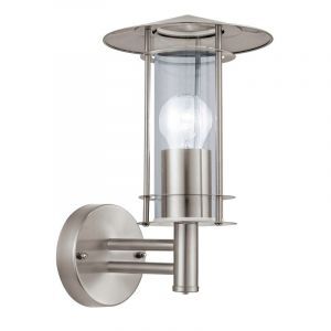Stal Nierdzewna nowoczesna lampa zewnętrzna srebrna, Arabella, IP44