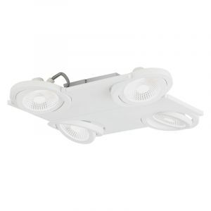 Aluminiowy design spot sufitowy biały, Gerard, 5W, 3000K LED