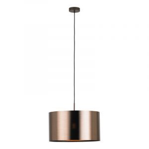 Plastikowa design lampa wisząca brązowa, Noor
