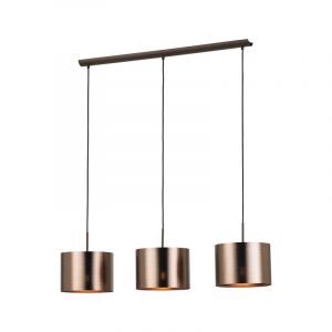 Plastikowa design lampa wisząca brązowa, Noor