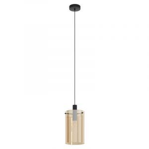 Szklana nowoczesna lampa wisząca bursztynowa, Ritesh