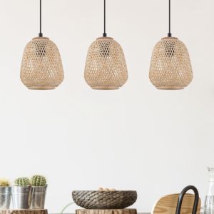 Drewniana lampa wisząca, Nicole