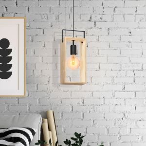 Drewniana lampa wisząca, Olaf